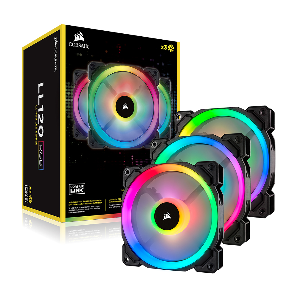 커세어 LL120 DUAL RGB 120mm 시스템 쿨러 블랙 저소음 3Pack Controller Node Pro[0072] - 상세 이미지 4