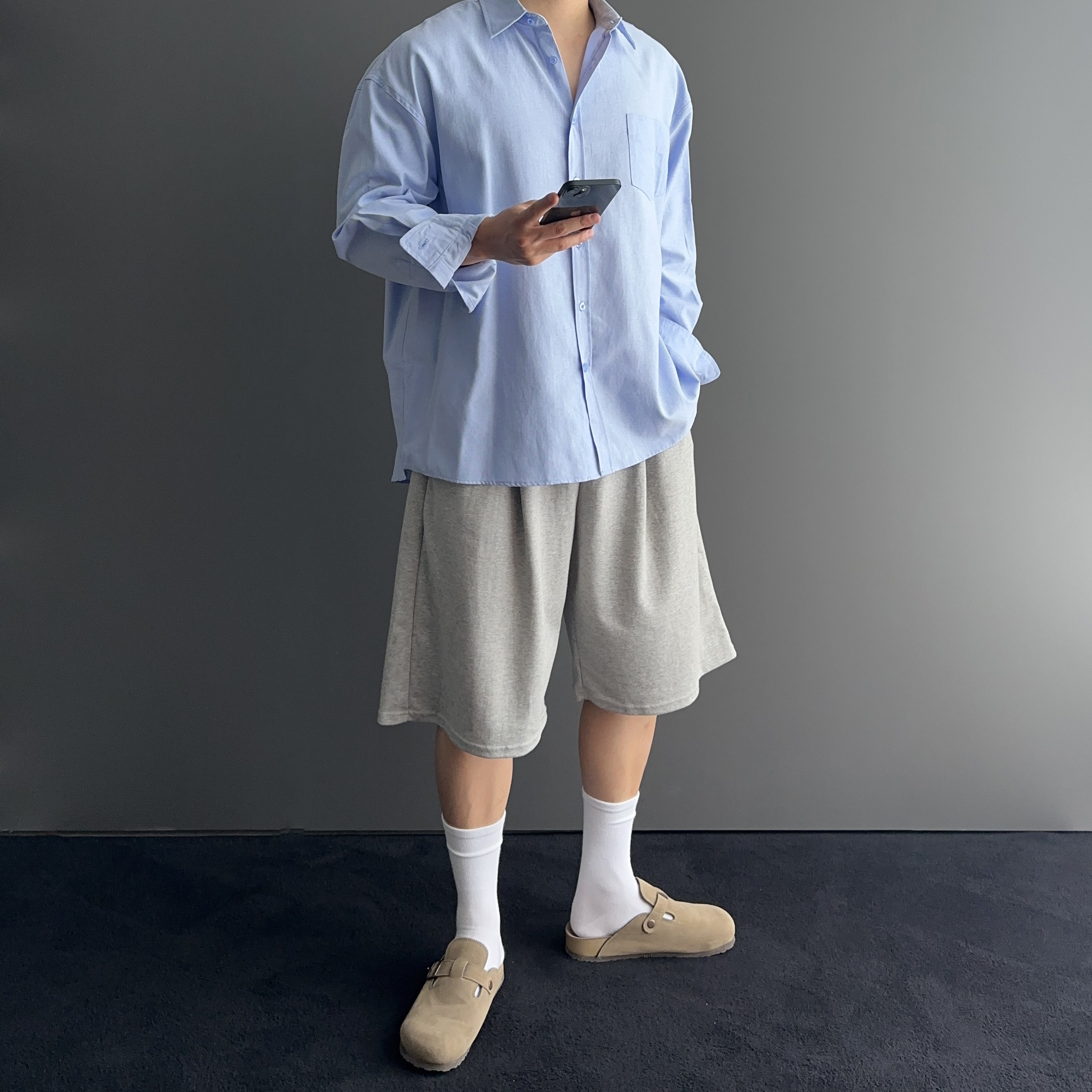 1+1 남자6부반바지 남자버뮤다팬츠 - 상세 이미지 4