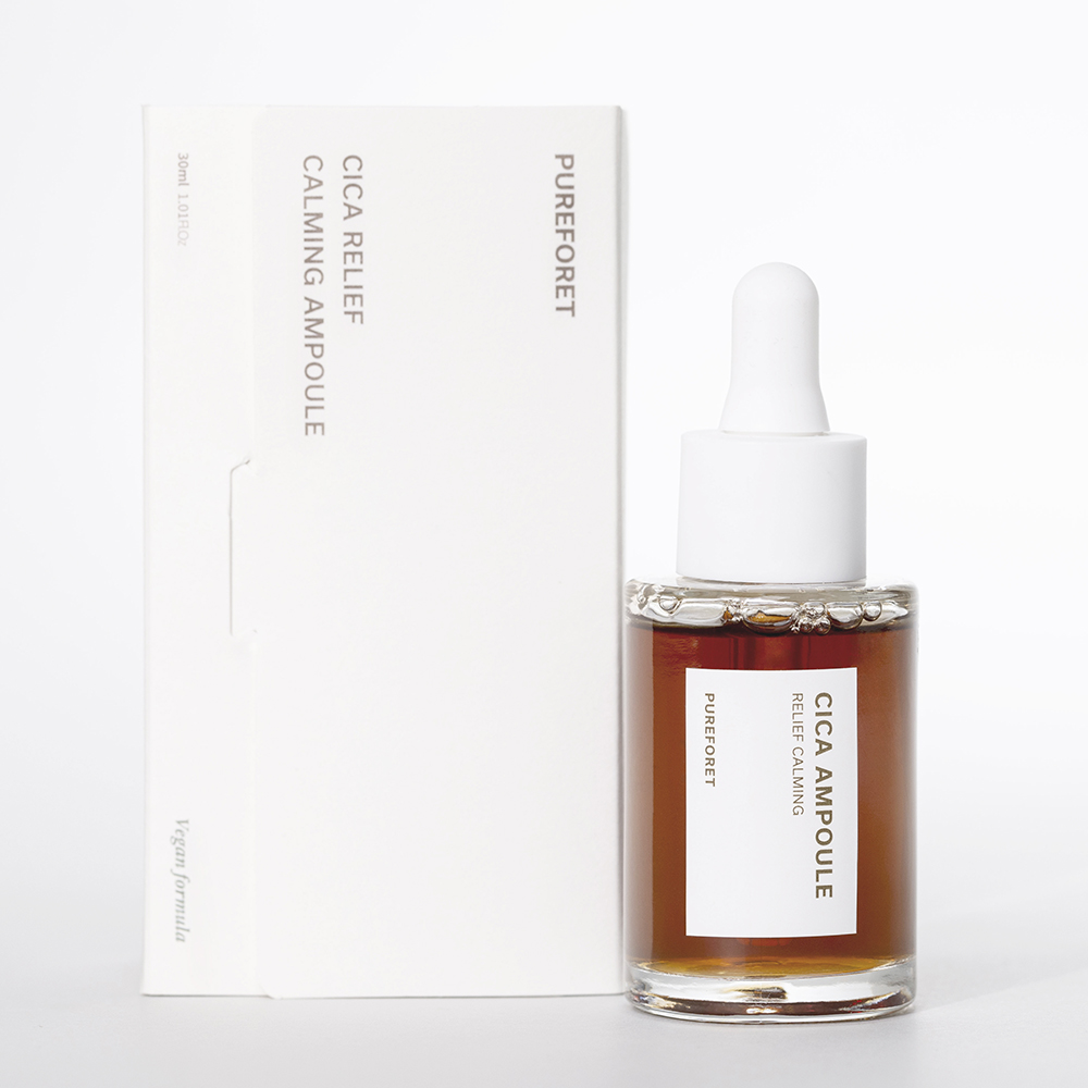 퓨어포레 센텔라 병풀 미백 수분 흔적 잡티 모공 잡티 보습 세럼 진정 시카 앰플 30ml - 상세 이미지 2