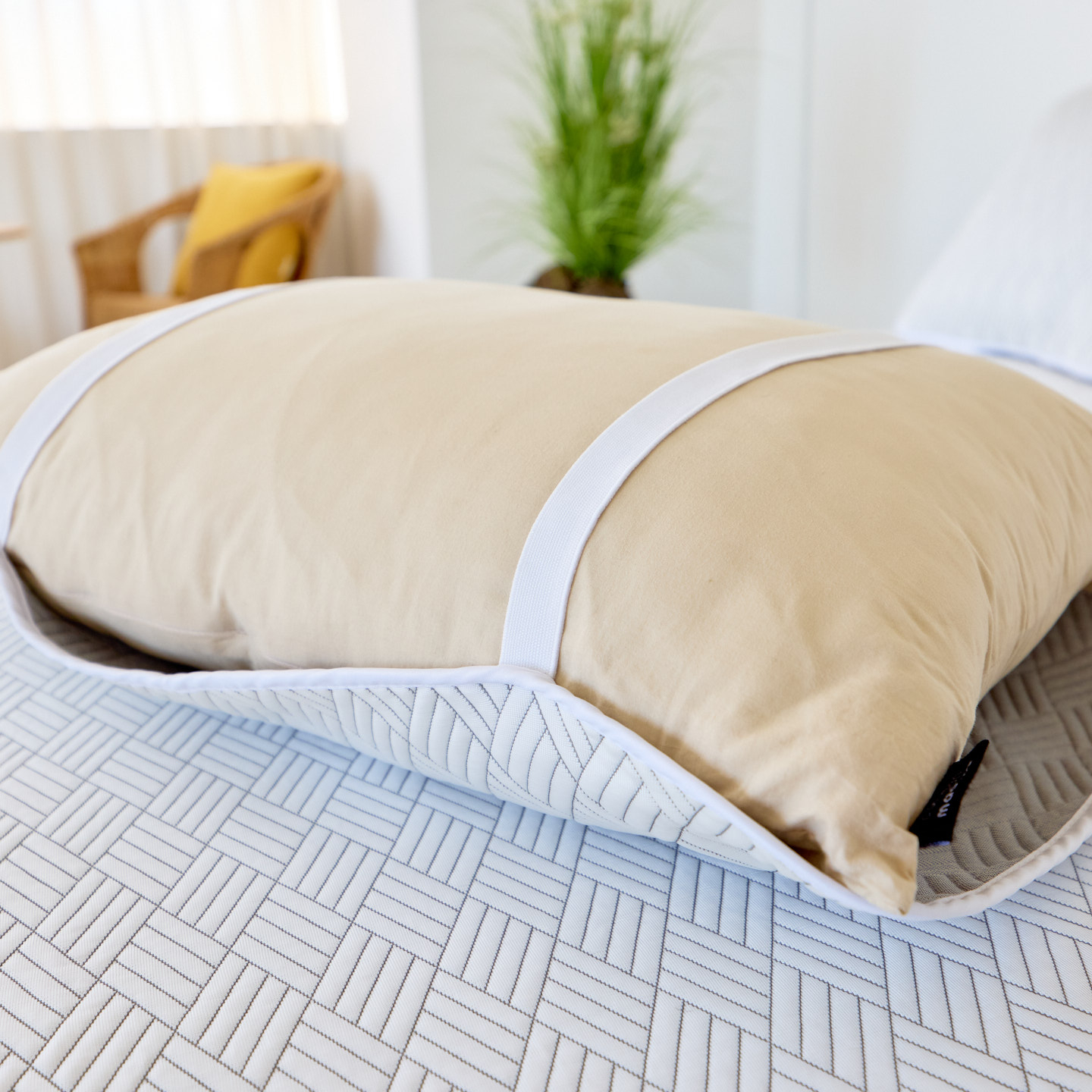 휴비스 듀라론 냉감패드 여름 침대패드 쿨매트 Q 고정밴드