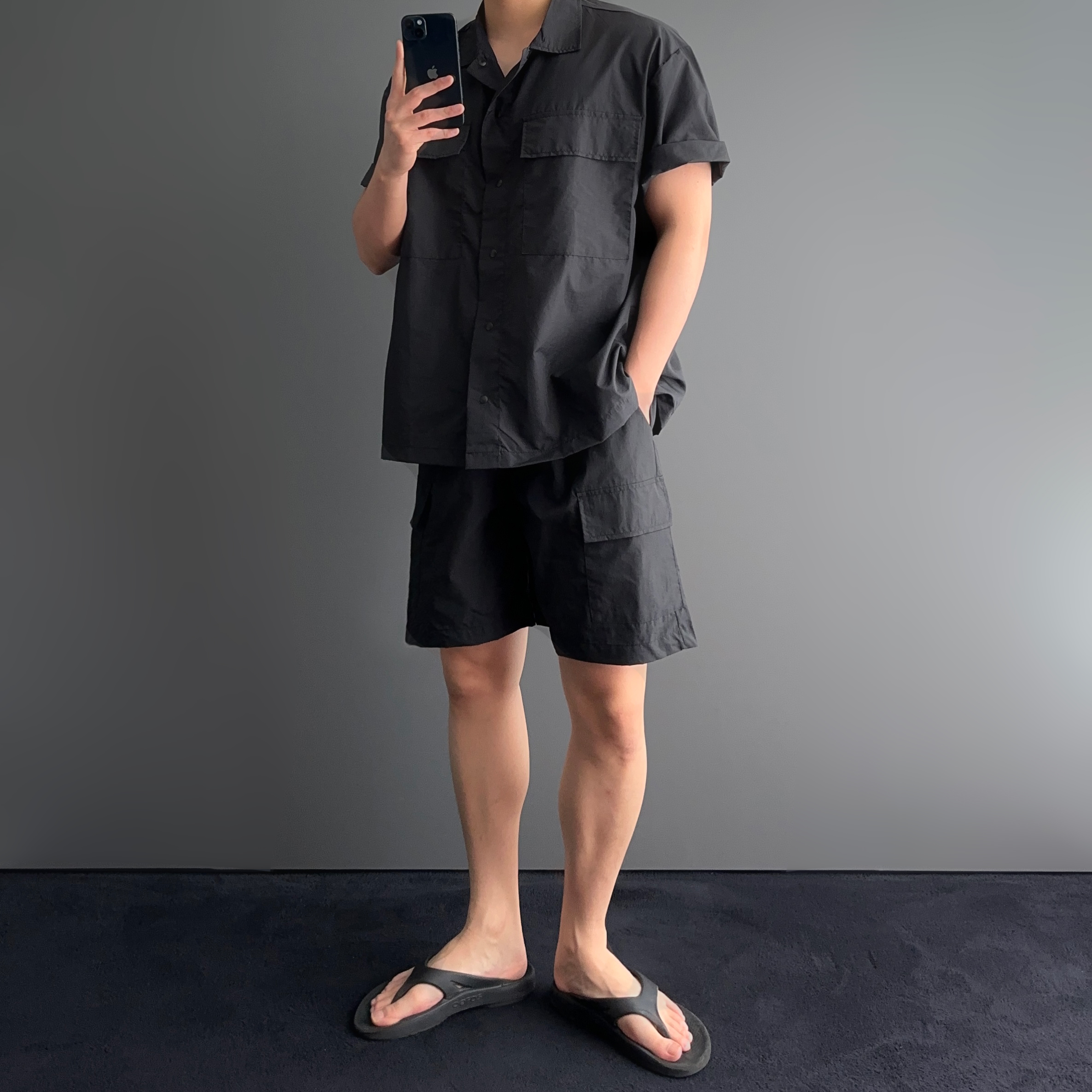 반팔셔츠셋업 나일론반팔셔츠 이미지 7