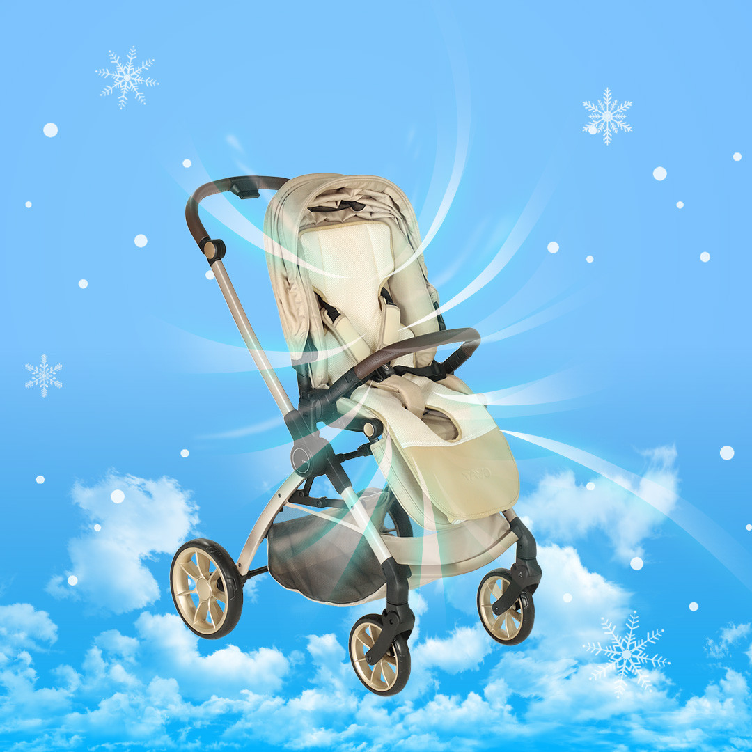 [누비앤타보] 유모차 쿨링시트 T가드 전용 통풍시트 U가드 카시트 호환 USB 바람 쿨시트 에어 라이너