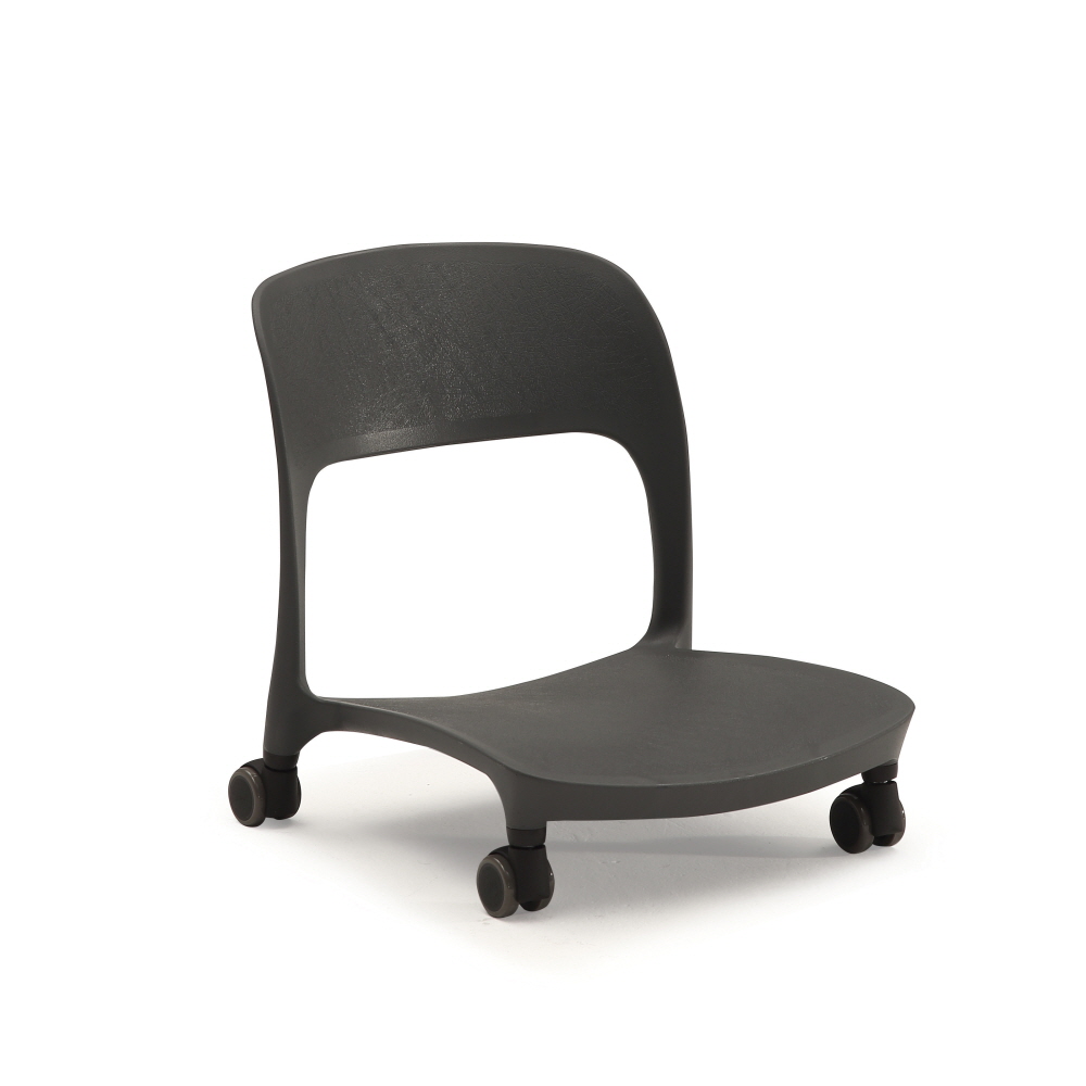 바퀴달린 이동식 좌식의자 거실 앉은뱅이 등받이 수유 의자 카페 다락방 인테리어