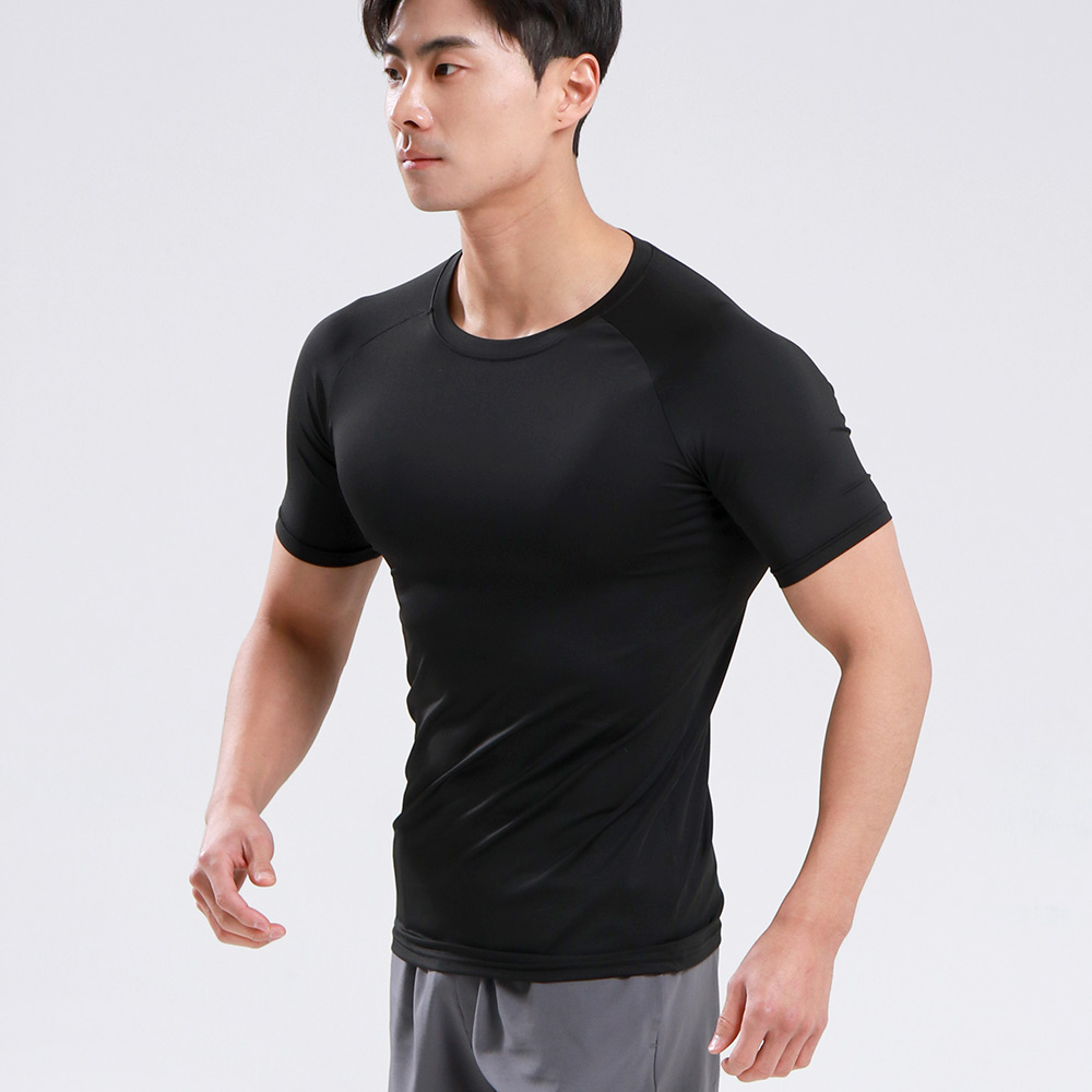 남자 기능성 반팔 머슬핏 컴프레션 트레이닝 헬스 운동복