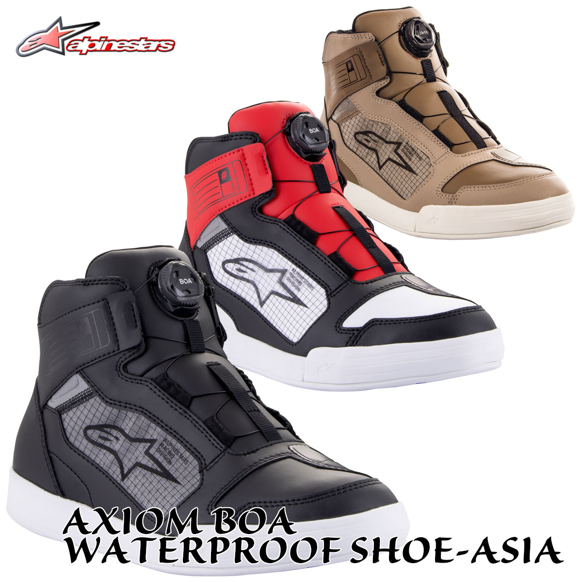 알파인스타즈 alpinestars 아크샴 보아 방수 라이딩 슈즈 바이크 2542522 - 메인 이미지