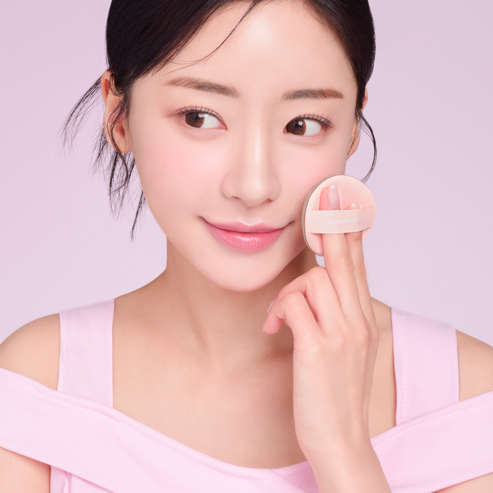 [본품+리필 2개]더마쉐어 프로폴리스 롱웨어 세럼 광채 물광 보습 쿠션 팩트 15g 이미지 6