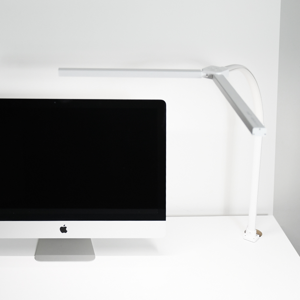 몬스터라이트 번개표 듀얼헤드 LED 책상 스탠드 800mm 와이드 조명