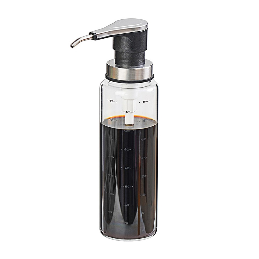 펌프 시럽병 기름 소스 식초 참기름 오일병 간장병 300ml - 상세 이미지 2