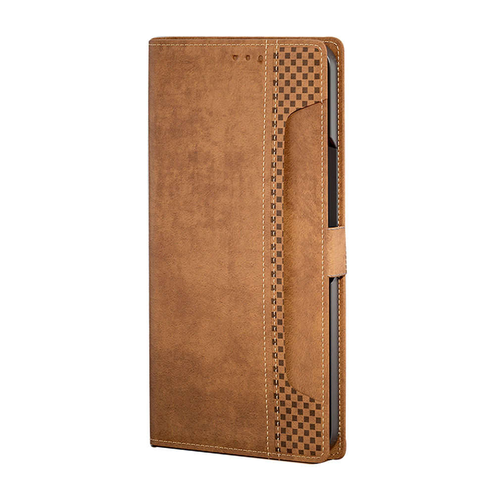 지갑 케이스 카드 지폐 수납 브라운, 갤럭시Z 폴드7