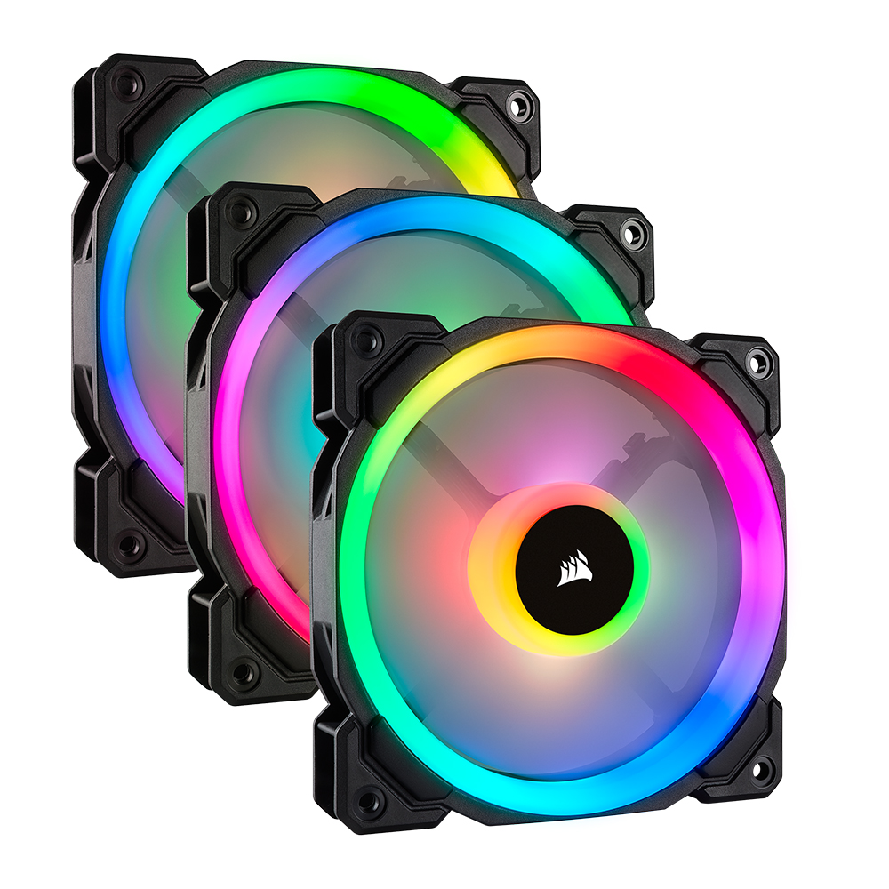 커세어 LL120 DUAL RGB 120mm 시스템 쿨러 블랙 저소음 3Pack Controller Node Pro[0072] - 상품 이미지