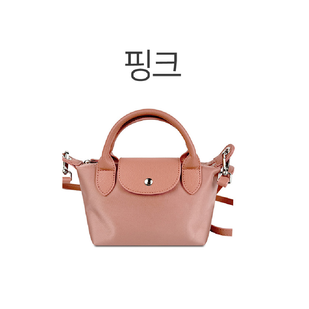 고급스러운 미니 토트백 세련된 여성 핸드백 작은 소형 가벼운 토트 크로스백 가방 - 상세 이미지 5