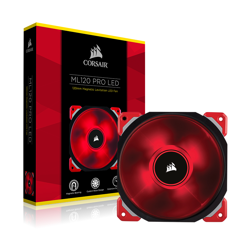 커세어 ML120 PRO LED 120mm 시스템 쿨러 블랙 1Pack ( 레드)[0042] - 상세 이미지 4