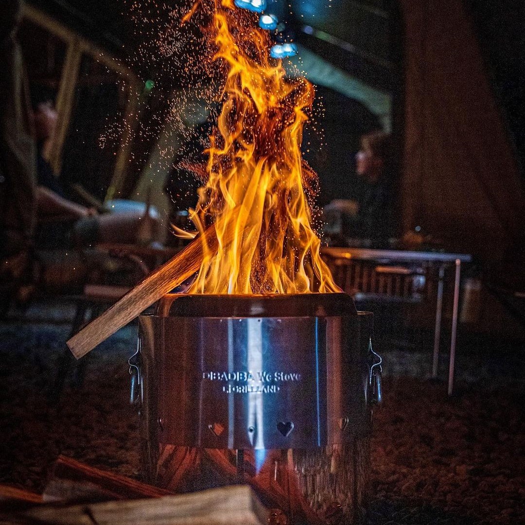 디바디바 화로대 이중연소 화로대 우드스토브 캠핑불멍화로