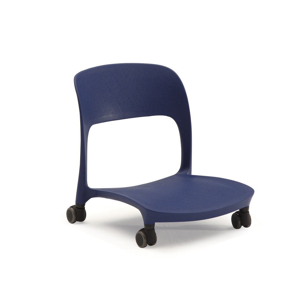 바퀴달린 이동식 좌식의자 거실 앉은뱅이 등받이 수유 의자 카페 다락방 인테리어