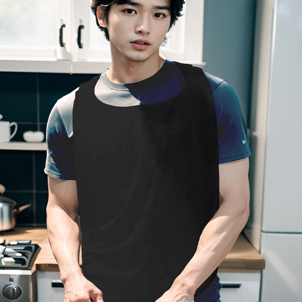 얄리 일회용앞치마 검정 300매 부직포 손님용 식당 업소용 : 얄리얄리