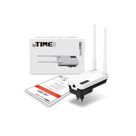 콘센트 일체형 WIFI 무선 확장기 5dBi 안테나 2개 이지메시 EXTENDER-AX3000 아이피타임