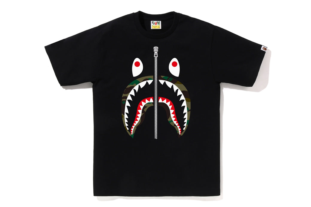 베이프 반팔티 MEN 1ST CAMO SHARK 1K80-110-013 - 상세 이미지 2