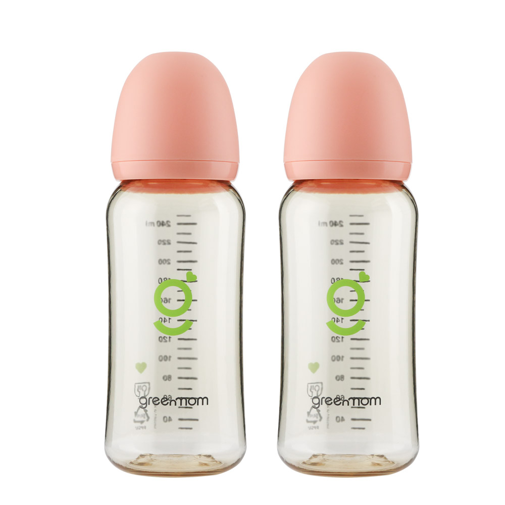 [트윈팩] 그린맘 베이직 PPSU 슬림형 250ml 노꼭지 젖병 - 상세 이미지 2