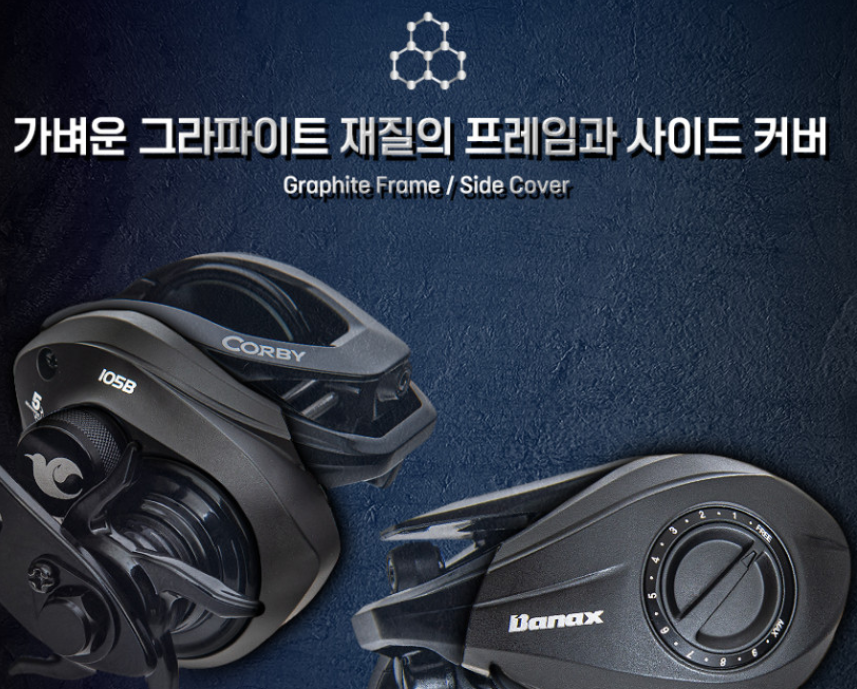 바낙스 코비 베이트릴 4점대 문어 광어 농어 민어 쭈꾸미 참돔 릴 바다 선상 낚시릴 보조스풀 - 상세 이미지 4