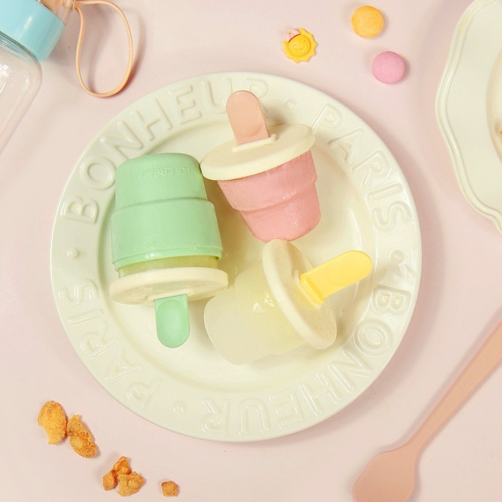 파스텔 미니 아이스바 만들기 메이커 100ml 아이스크림 몰드 실리콘 얼음 틀 - 상세 이미지 5
