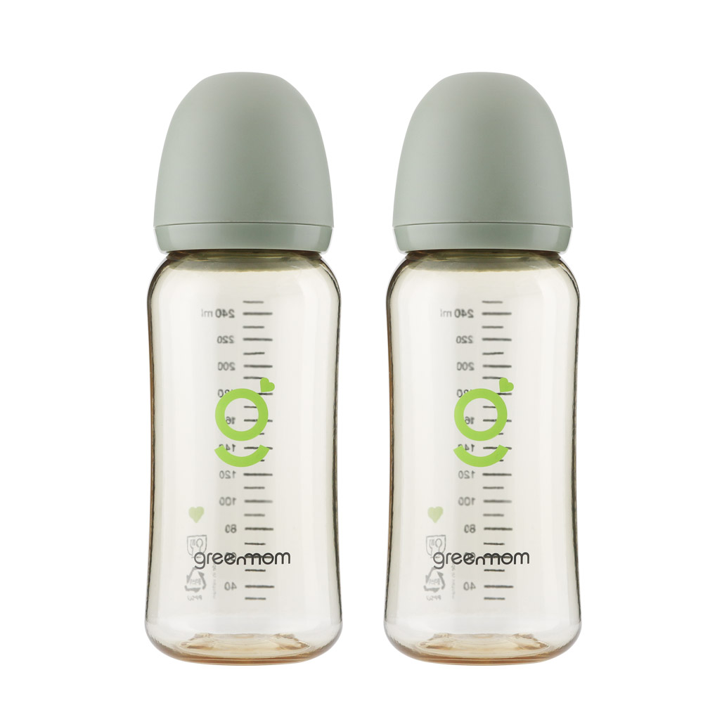 [트윈팩] 그린맘 베이직 PPSU 슬림형 250ml 노꼭지 젖병 - 상세 이미지 3