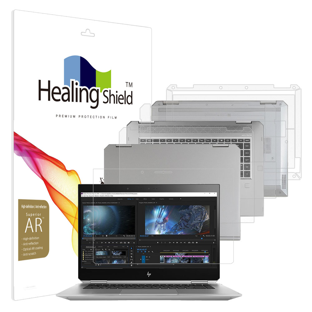HP Z북 Studio X360 G5 7UH31AV AR 고화질 액정보호필름1매 외부3종 - 상품 이미지