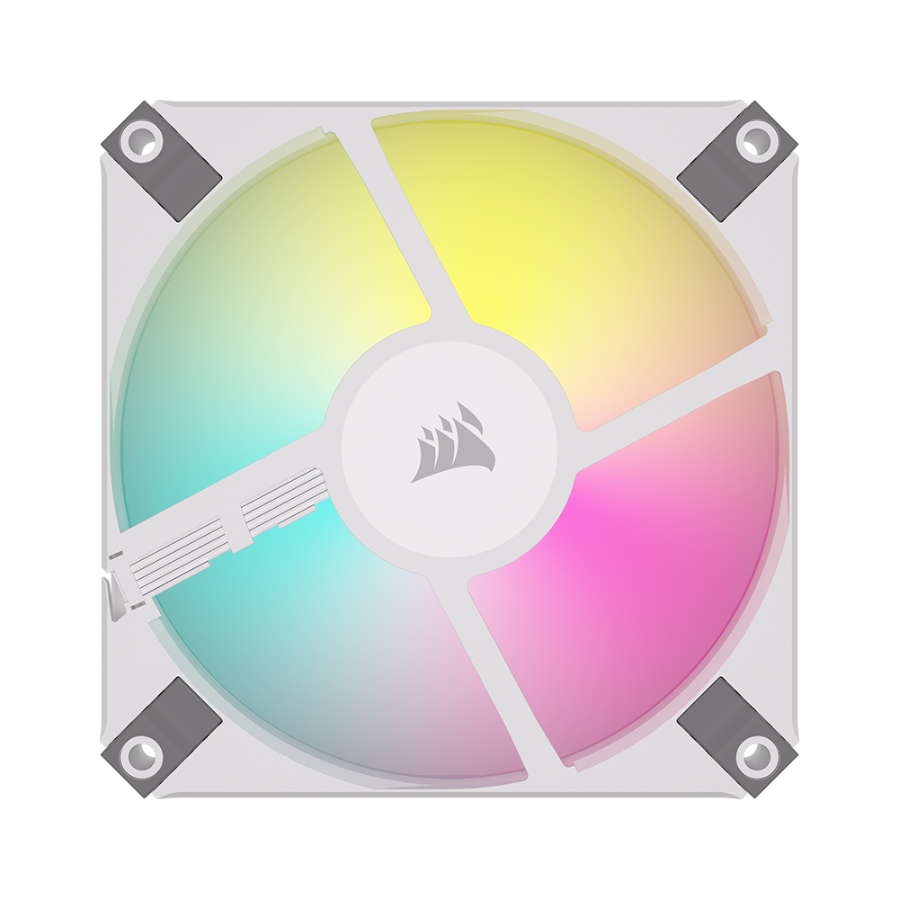 커세어 iCUE AF120 RGB SLIM 120mm 시스템 쿨러 화이트 2Pack Node Core[0165] - 상세 이미지 3