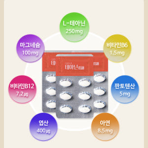 테아닌 스트레스 테아닌골드 긴장완화 60정, 1개 맛있게 먹은 솔직 후기 - 상품 이미지 4