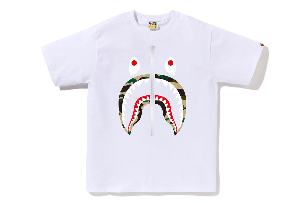 베이프 반팔티 MEN 1ST CAMO SHARK 1K80-110-013 - 상세 이미지 5