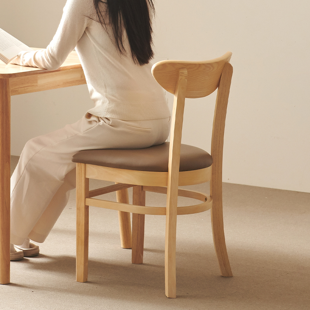 1인용 인테리어 의자 디자인 체어 편한 식탁의자 노블
