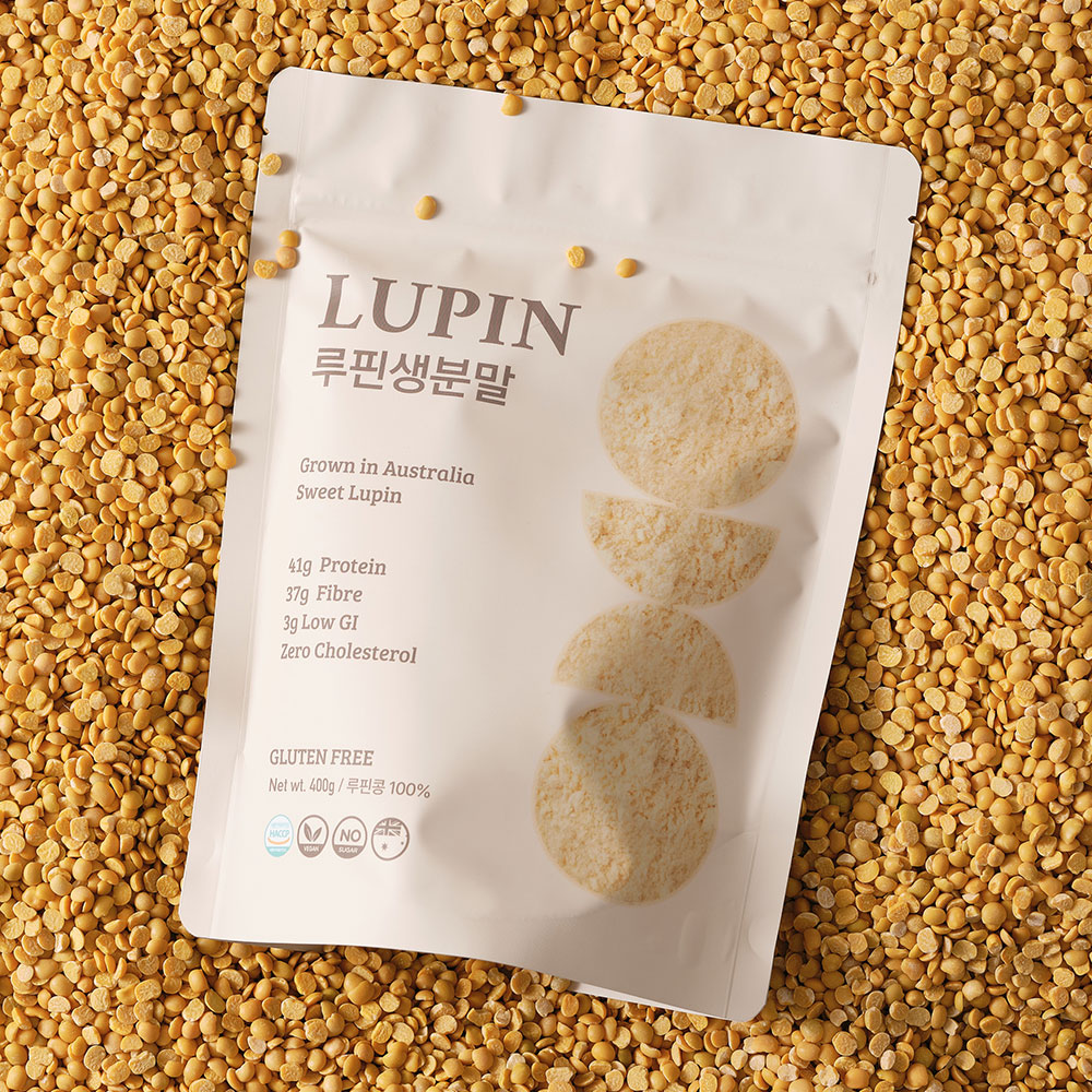 루피니빈 루핀 가루 1200g 글루텐프리 베이킹 저당 키토 루핀 생분말 (400gX3팩) - 상세 이미지 2