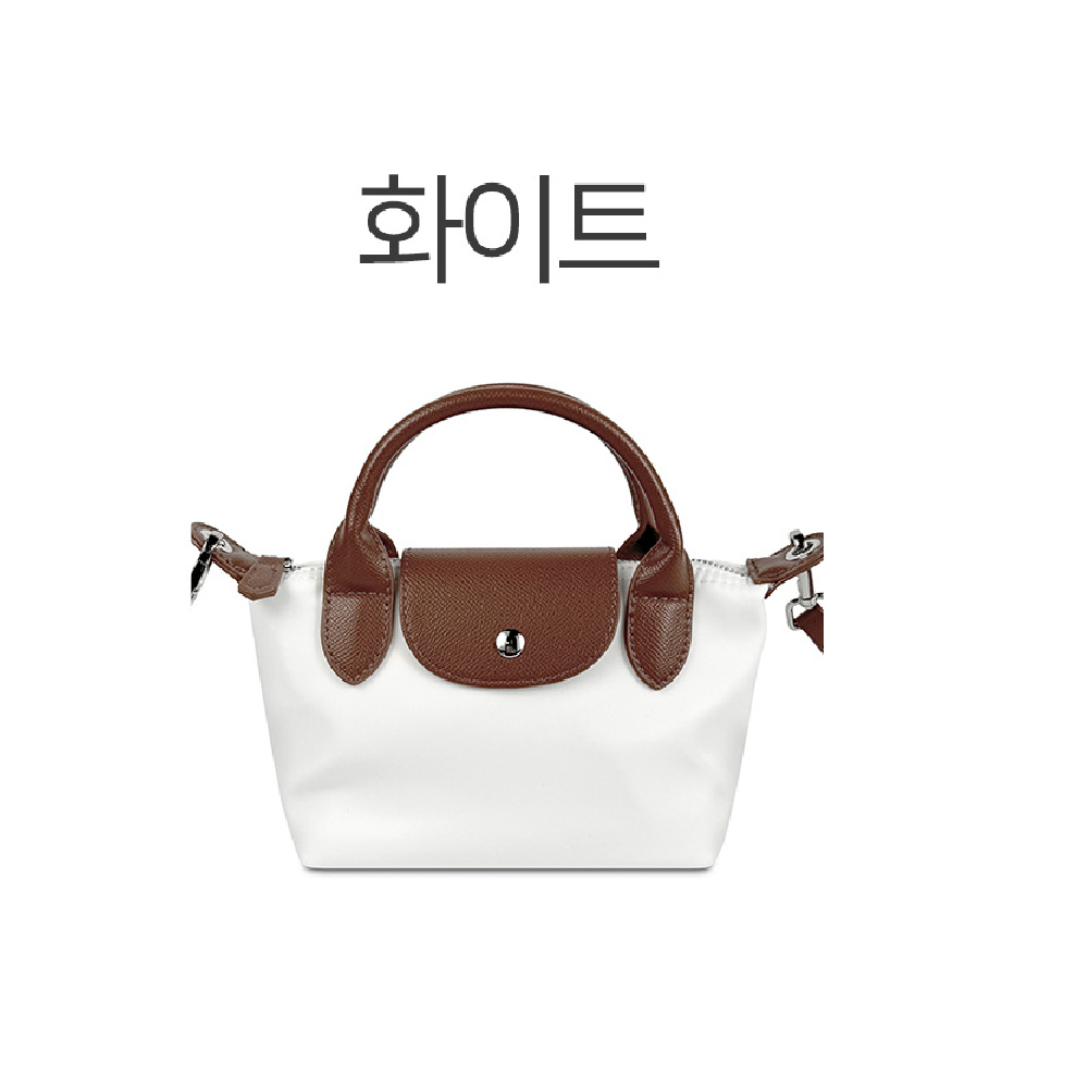 고급스러운 미니 토트백 세련된 여성 핸드백 작은 소형 가벼운 토트 크로스백 가방 이미지 7