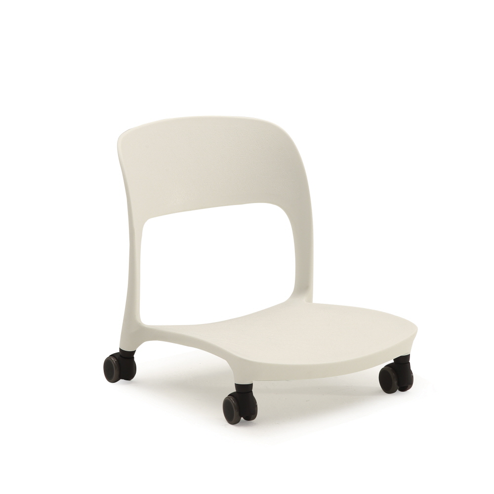 바퀴달린 이동식 좌식의자 거실 앉은뱅이 등받이 수유 의자 카페 다락방 인테리어