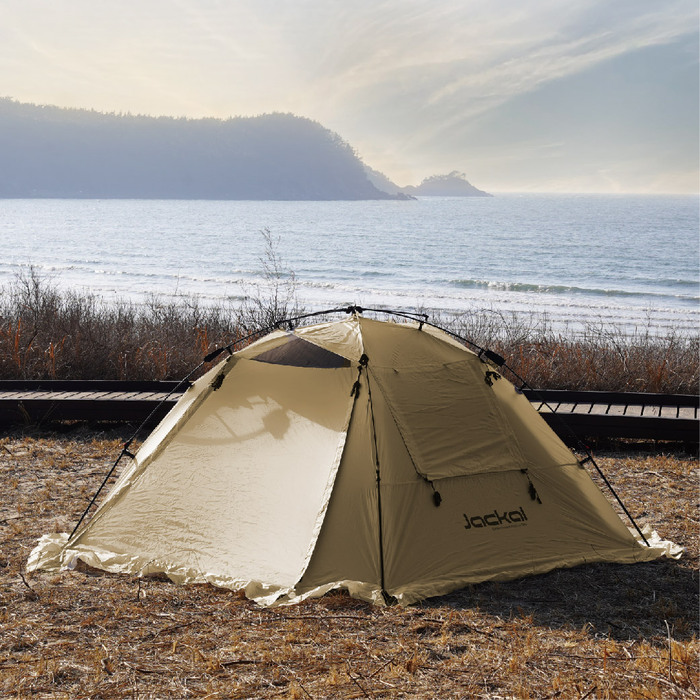 자칼 오토 돔 텐트 캠핑 원터치 텐트 쉘터