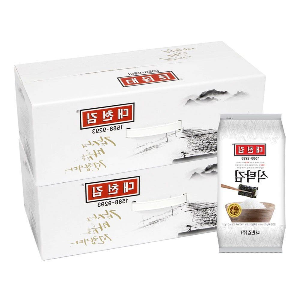 간편반찬 대천김 미니식탁김 반찬 밥반찬 11g 15봉x2박스 : 잉크드림