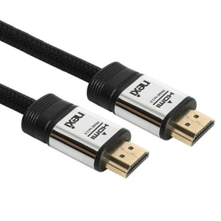 넥시 HDMI V2.0 샤이닝 블랙 케이블 1m NX-HDMI20-SB010 NX963