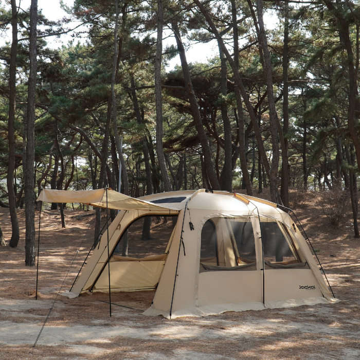 자칼 코모 텐트 캠핑 차박 거실형 장박 블랙코팅