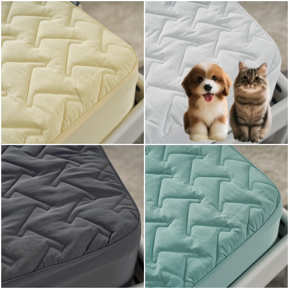 국산 누빔 매트리스 커버 알러지케어 슈퍼싱글 침대 시트 SS 고양이 털 안붙는 카바