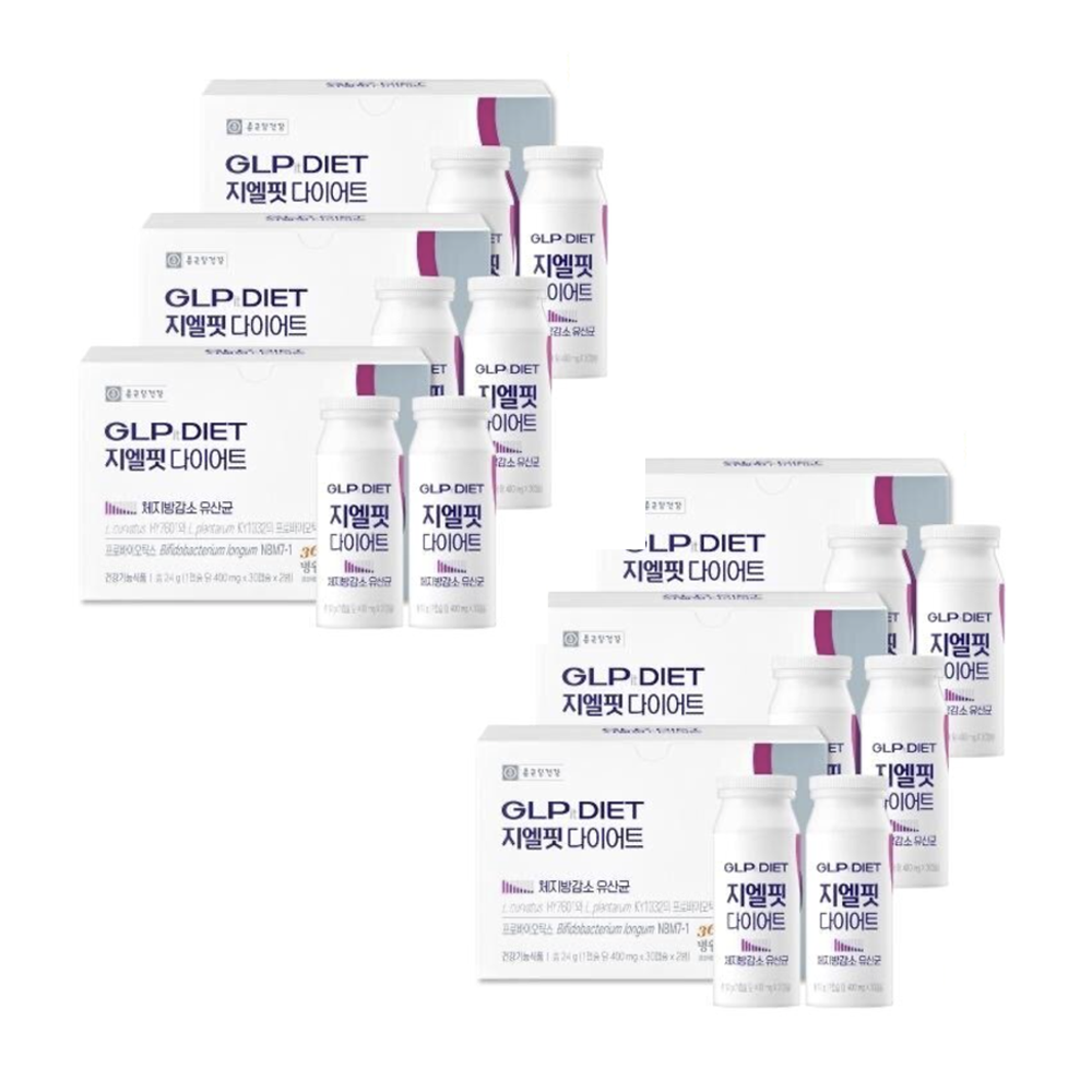 종근당건강 지엘핏 다이어트 6박스(12개월분) 25.11.02까지