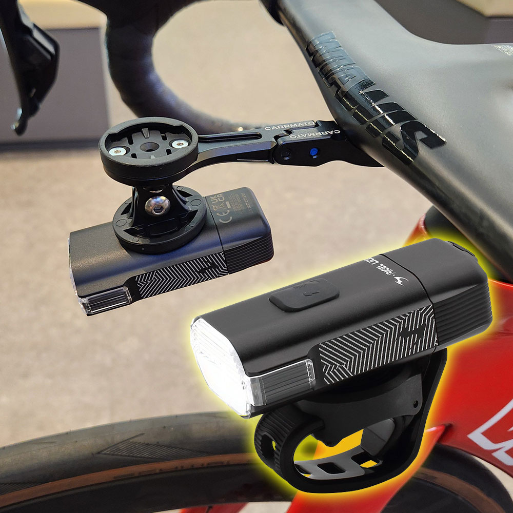 문라이트 라이젤 라이트 로드 MTB 자전거 랜턴 고프로 마운트 야간라이딩