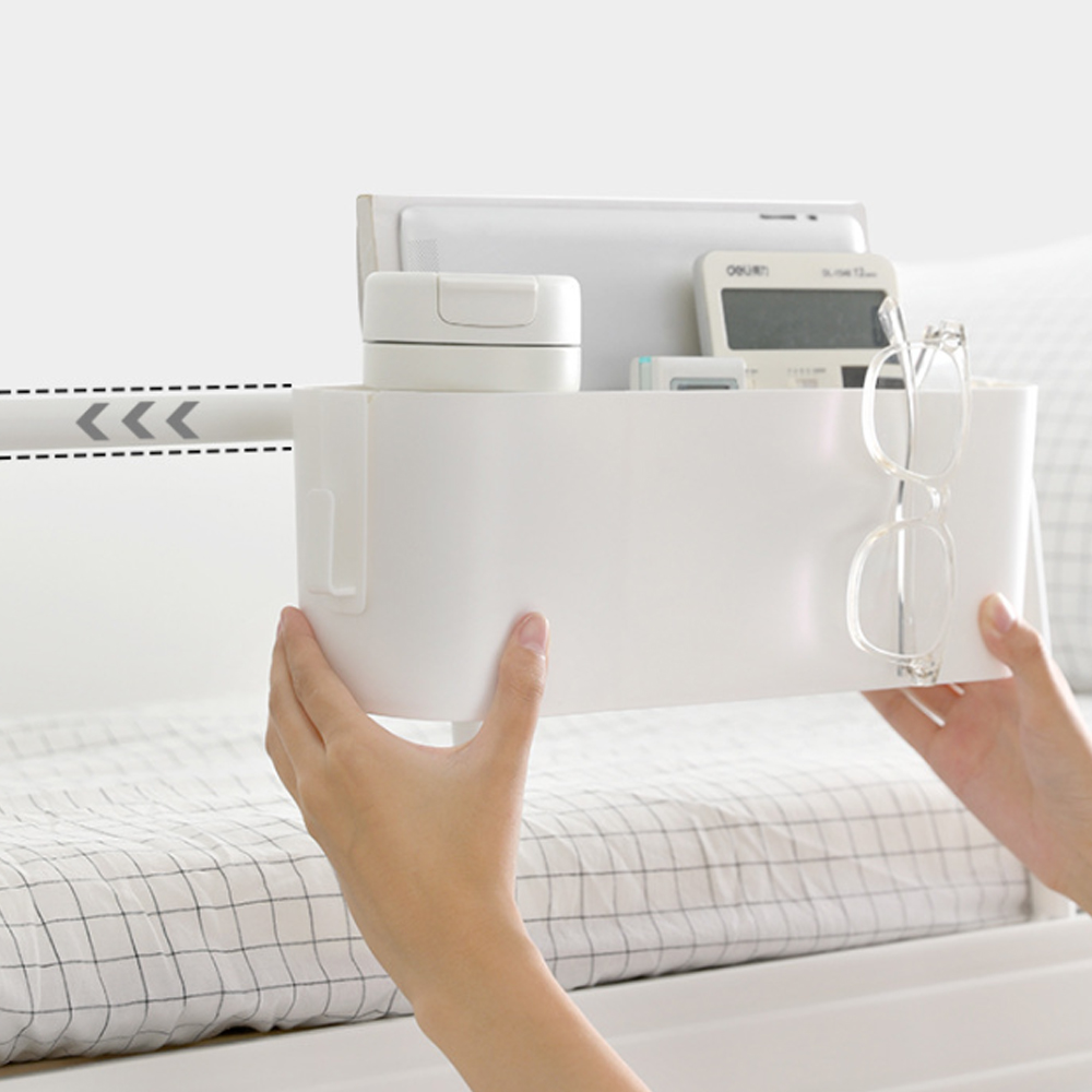 걸이형 수납 바구니 침대 걸이 바스켓 책상 수납함