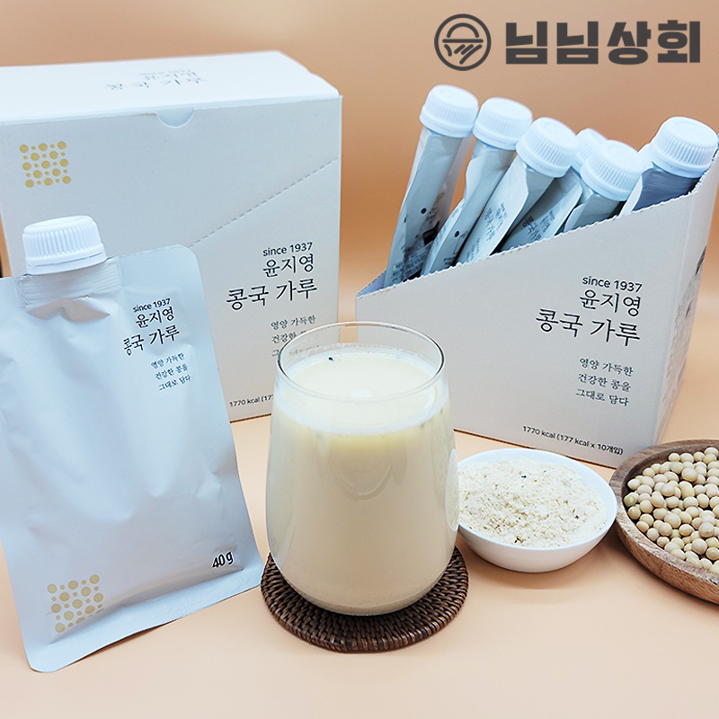 님님상회 윤지영 국내산 콩국 가루 10개 x 40g - 상세 이미지 3