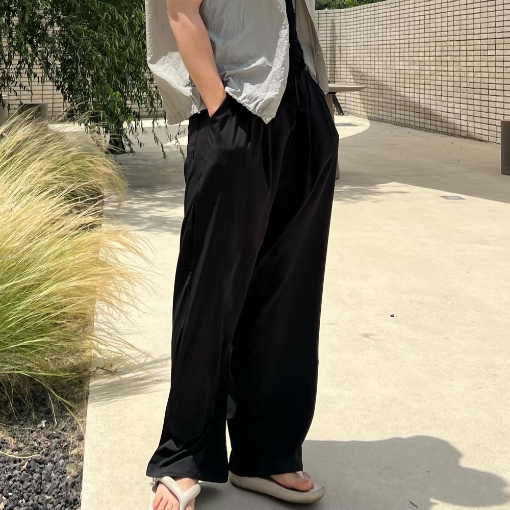 냉감슬랙스 남자와이드슬랙스 쿨링조거팬츠 - 상품 이미지