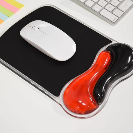 고탄성 젤 마우스 패드 배그 롤 맥북 손목 보호 레드 감성 미니 휴대용 두꺼운 사무용 고급 소형 쿠션 게임 컴퓨터 게이밍 데스크 매트 책상 PC 노트북 사무실