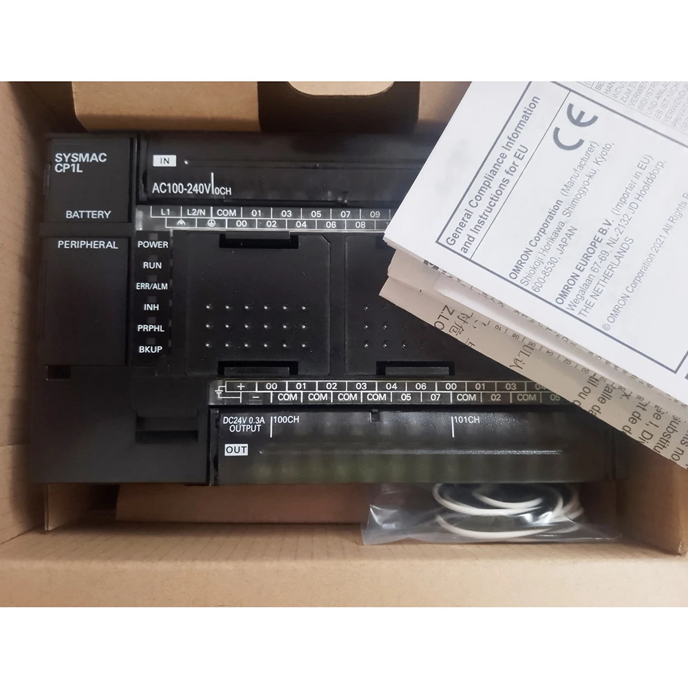 프로그래밍 컨트롤러 PLC CP1L-M40DT-A 제어 로그 24 IN 16OUT 100-240V
