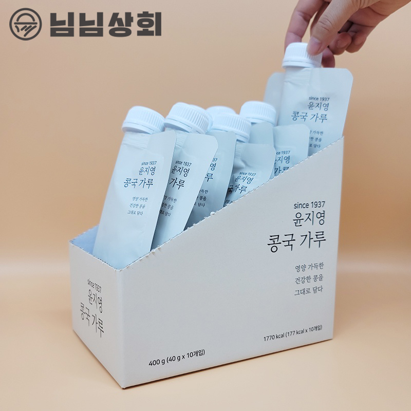 님님상회 윤지영 국내산 콩국 가루 10개 x 40g - 상세 이미지 4