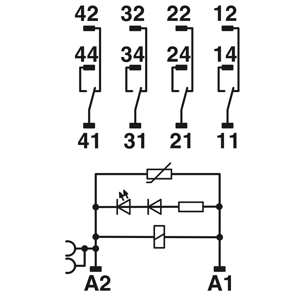 10 PCS RIF-2-RPT-LV-230AC/4X21 릴레이 모듈 2903304  피닉스를 위해