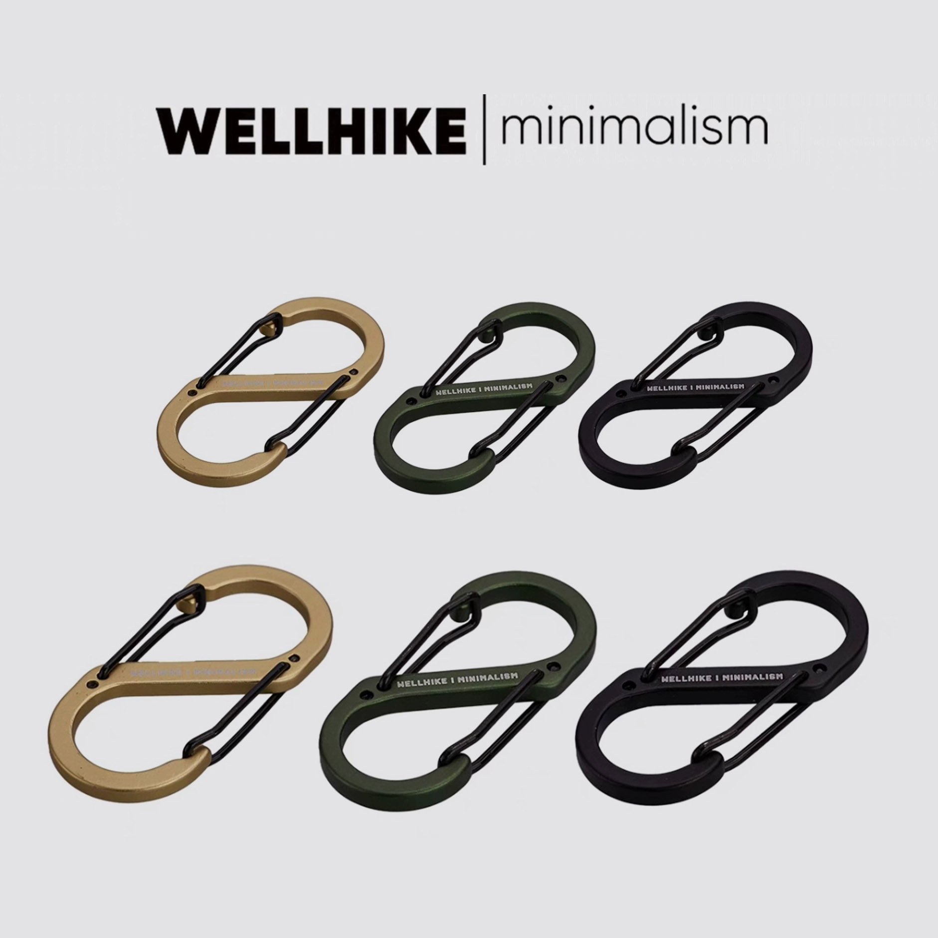 S카라비너 캠핑 비너 카라비나 등산고리 퀵링크비나 웰하이크 WELLHIKE - 상세 이미지 2