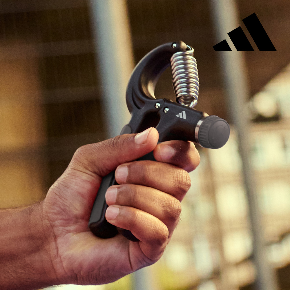아디다스 강도조절 악력기 40kg 무게조절 무소음 논슬립 손 압력기 전완근 운동 기구