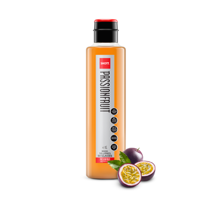 SHOTT 샷 시럽 패션푸르츠 1000ml - 상품 이미지